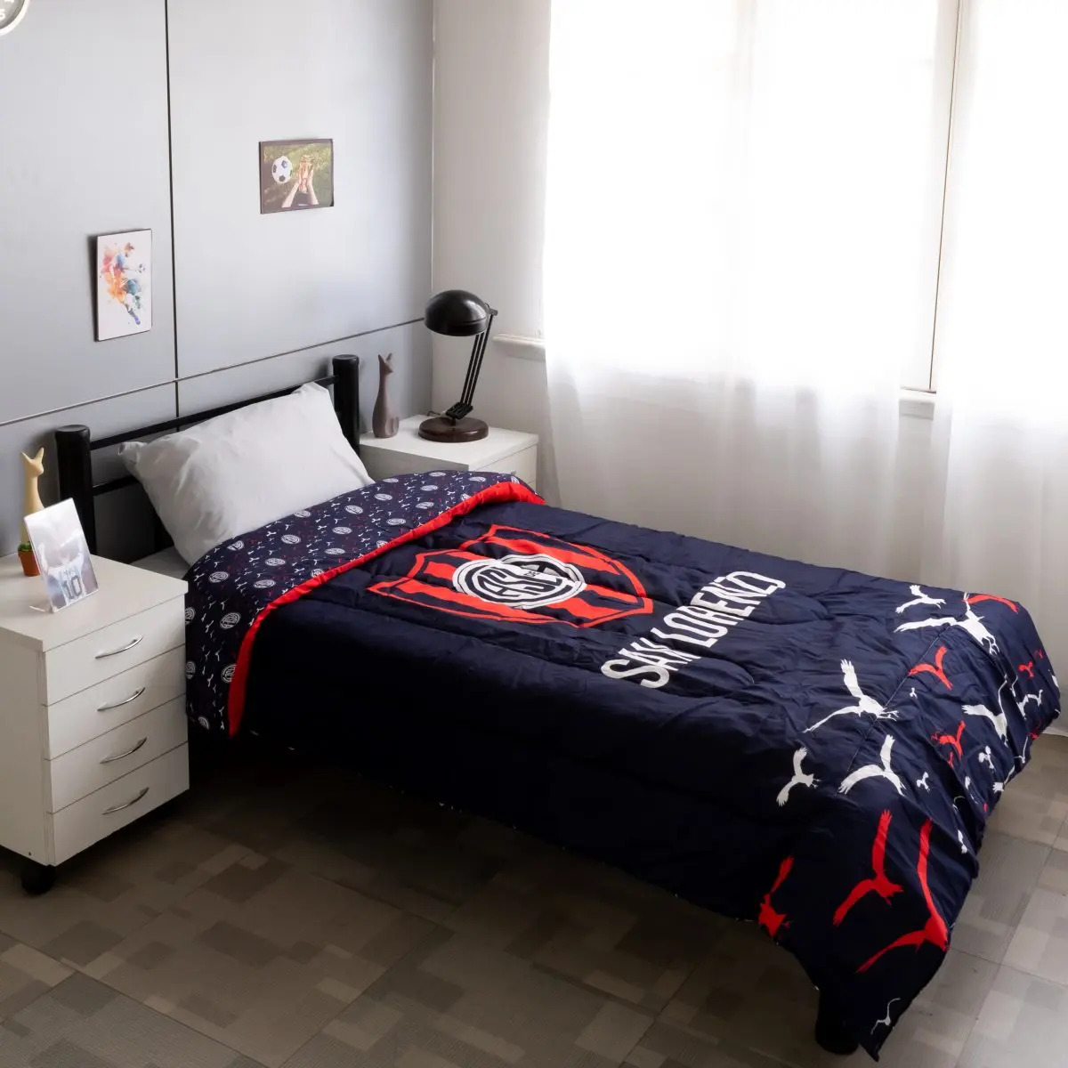 Acolchado Twin Size 160X240Cm San Lorenzo - Imagen 1