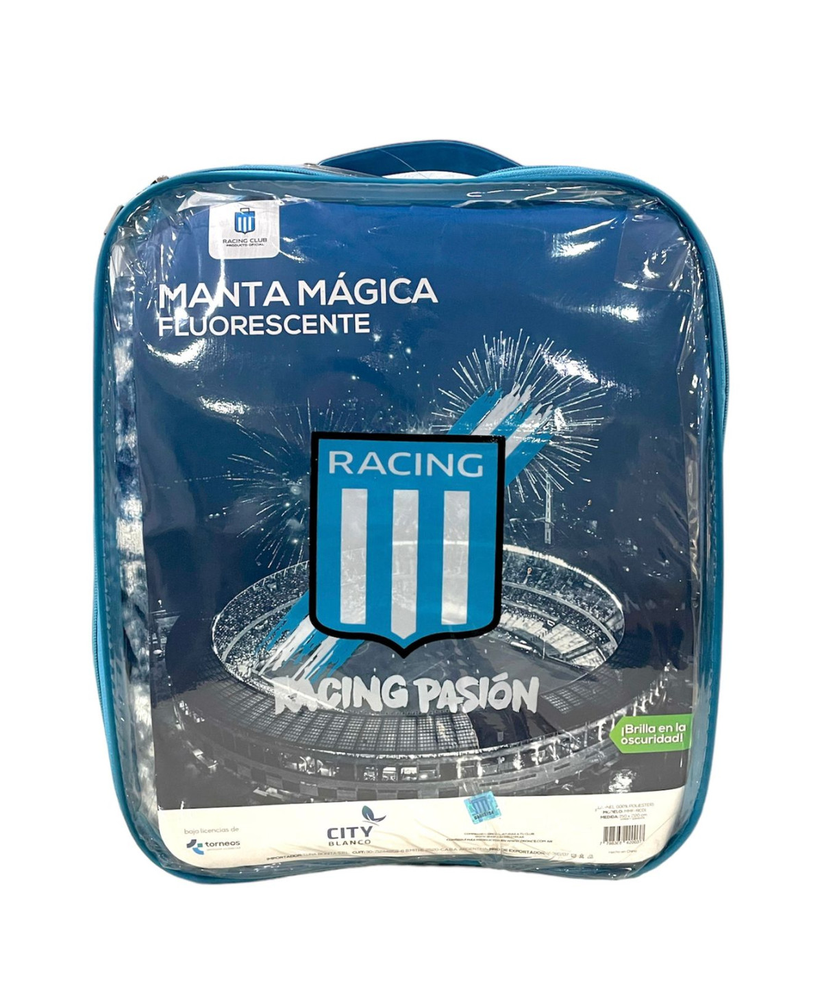 Frazada Luminosa Racing 1 Plaza Y Media - Imagen 8