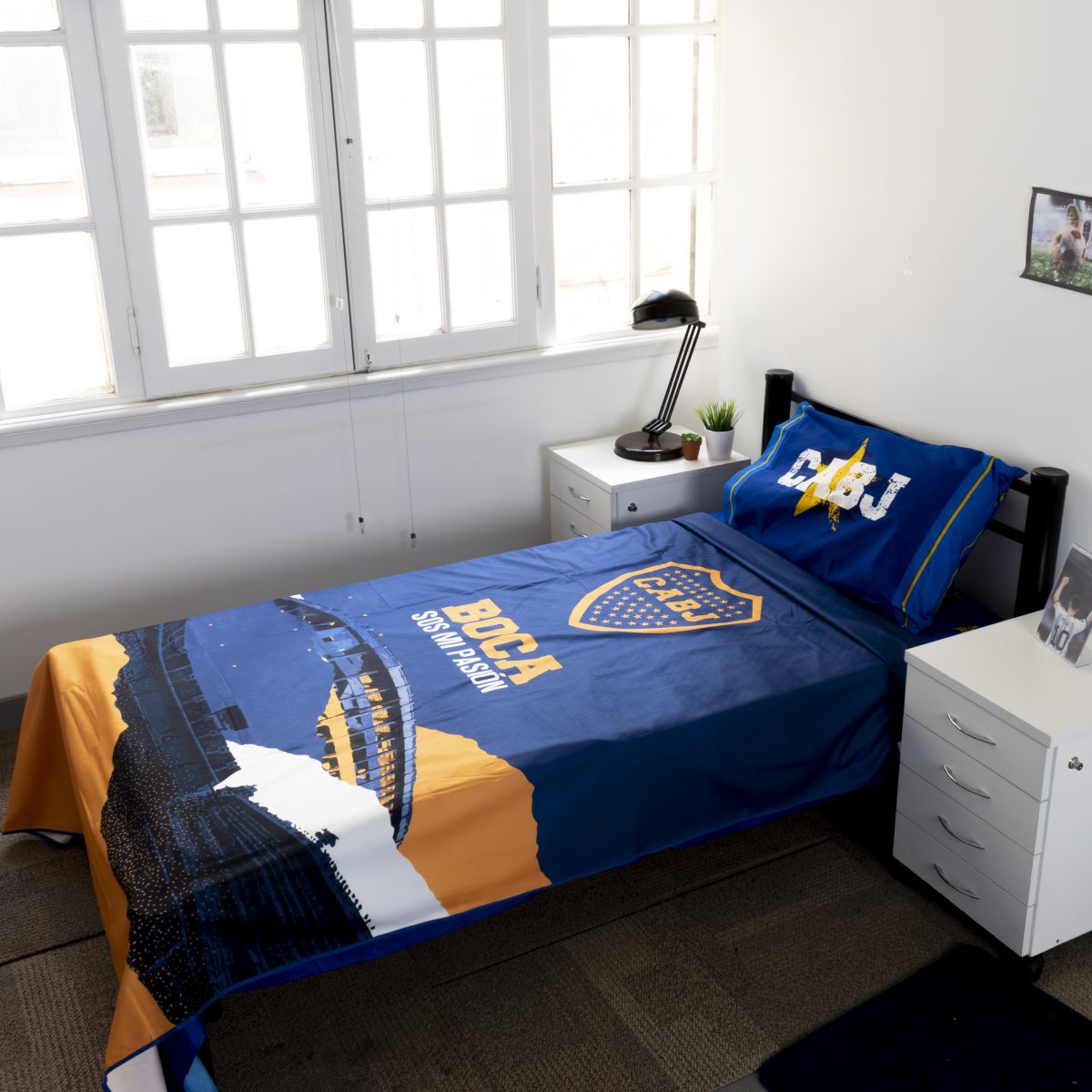 Colcha Twin Size 160X240Cm Boca Juniors - Imagen 2