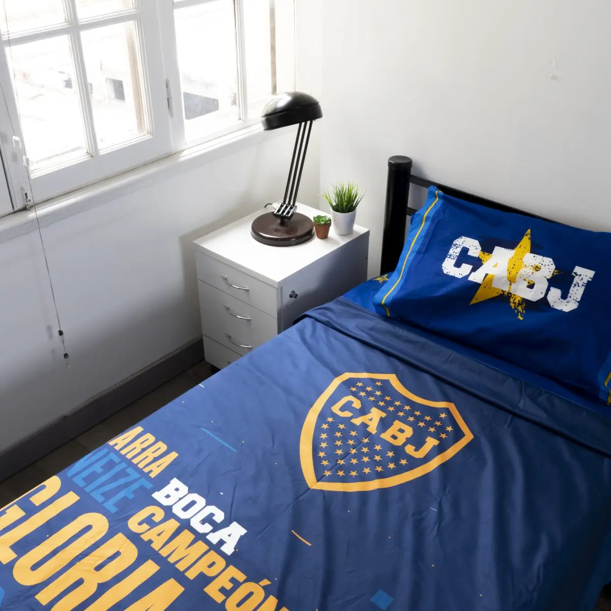 Colcha Twin Size 160X240Cm Boca Juniors - Imagen 2