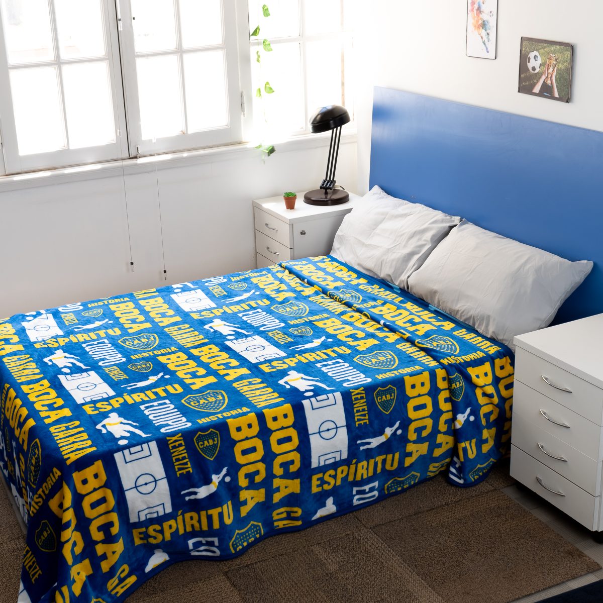 Frazada Flannel River Plate 2 Plazas Y Media 220X240Cm - Imagen 1