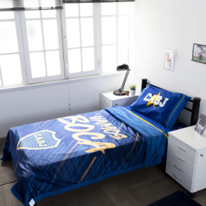 Frazada Con Corderito Boca Juniors 1 Plaza Y Media