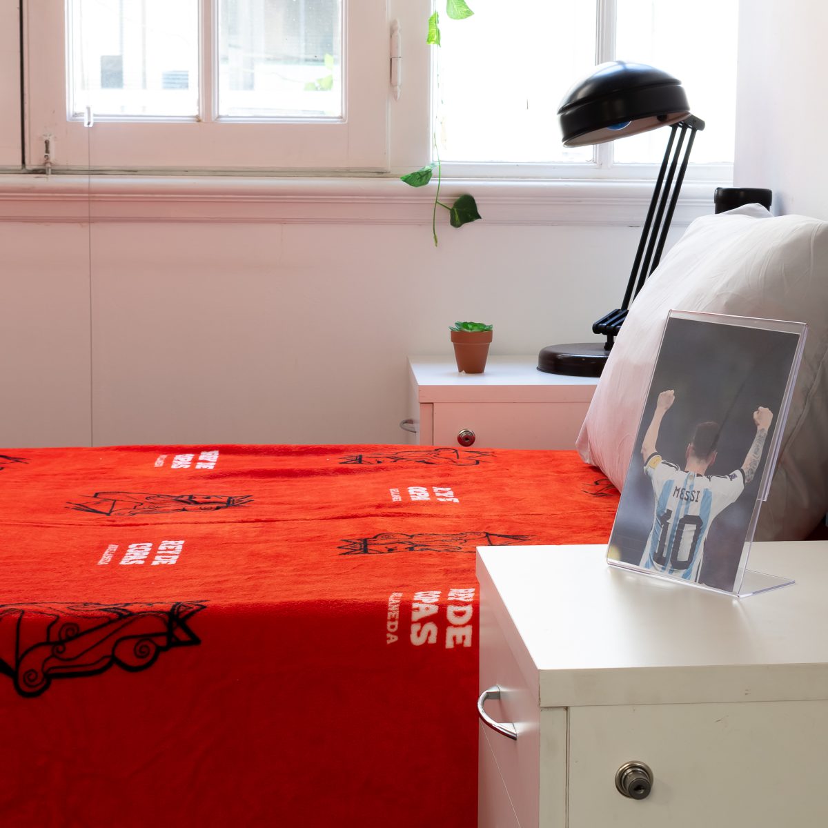 Frazada Flannel Independiente Twin Size 160X240Cm Con Funda - Imagen 4