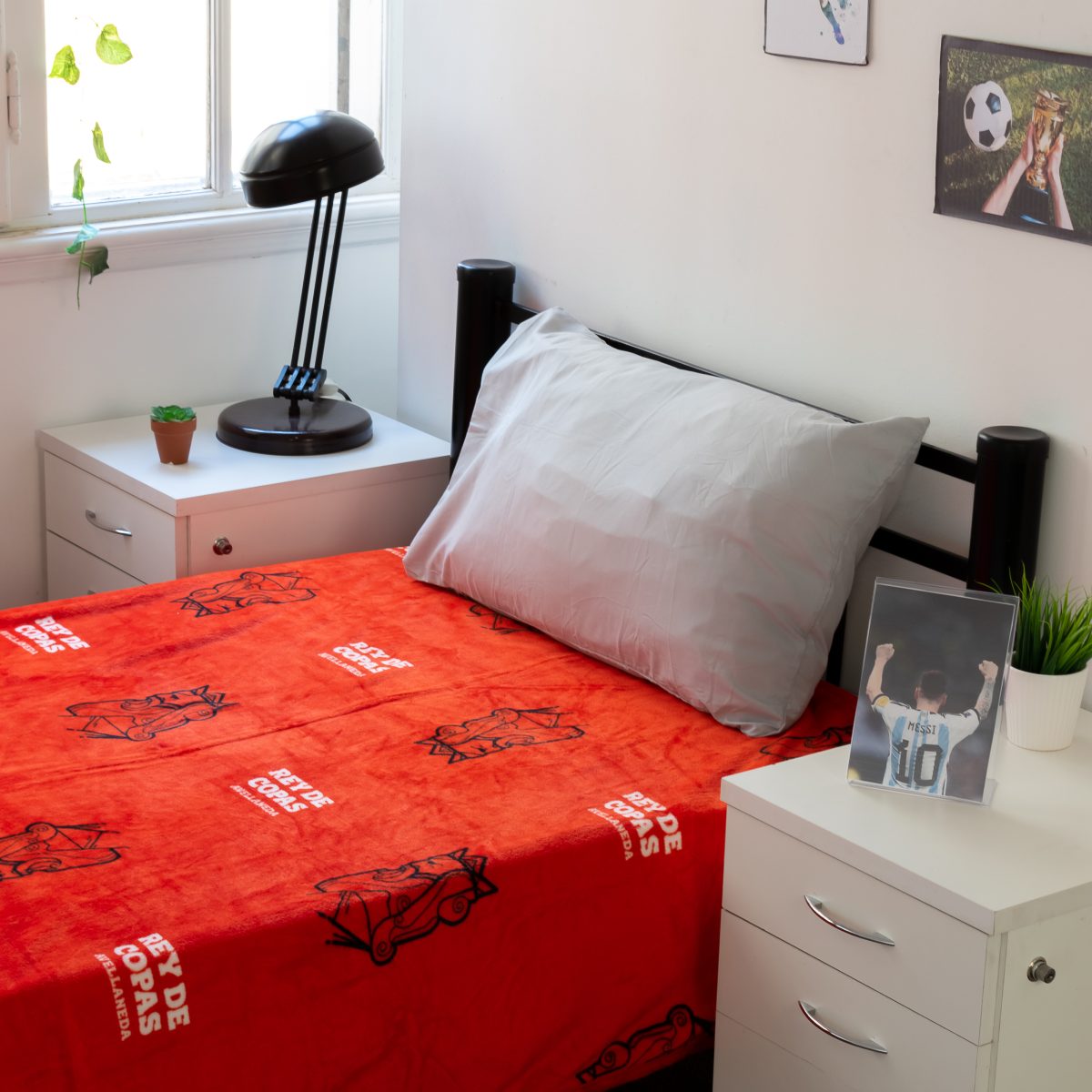 Frazada Flannel Independiente Twin Size 160X240Cm Con Funda - Imagen 2