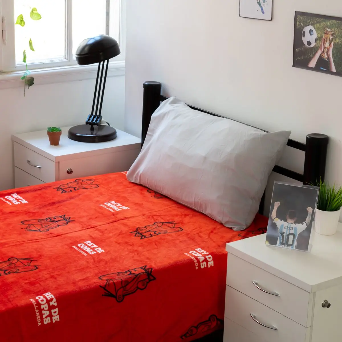 Frazada Flannel Independiente Twin Size 160X240Cm Con Funda - Imagen 2