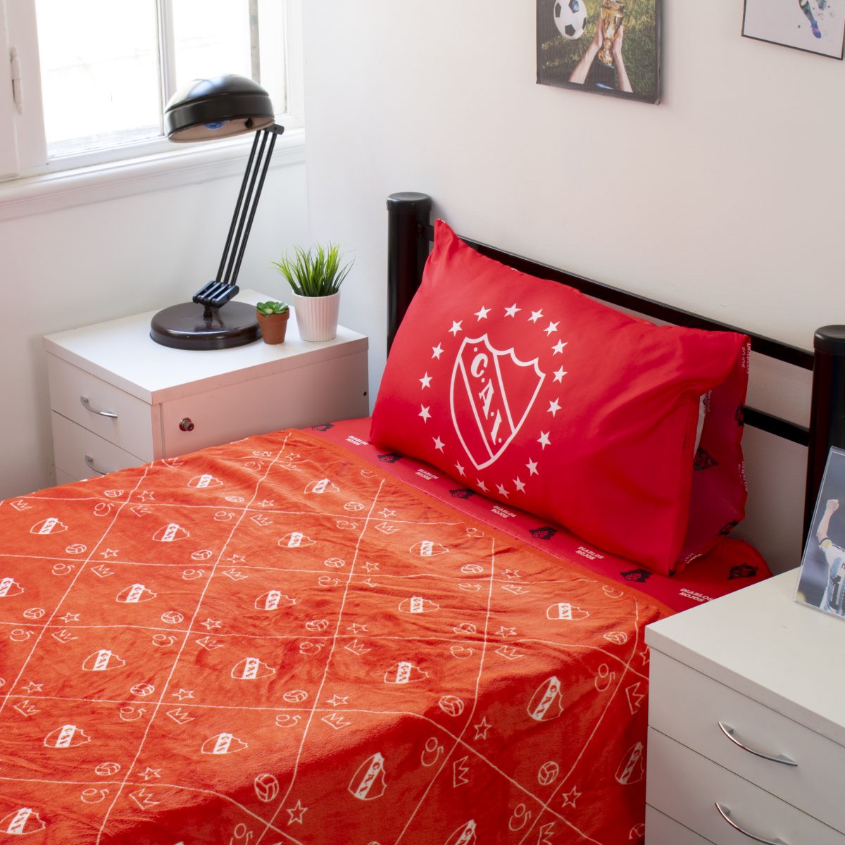 Frazada Flannel Independiente Twin Size 160X240Cm Con Funda - Imagen 3