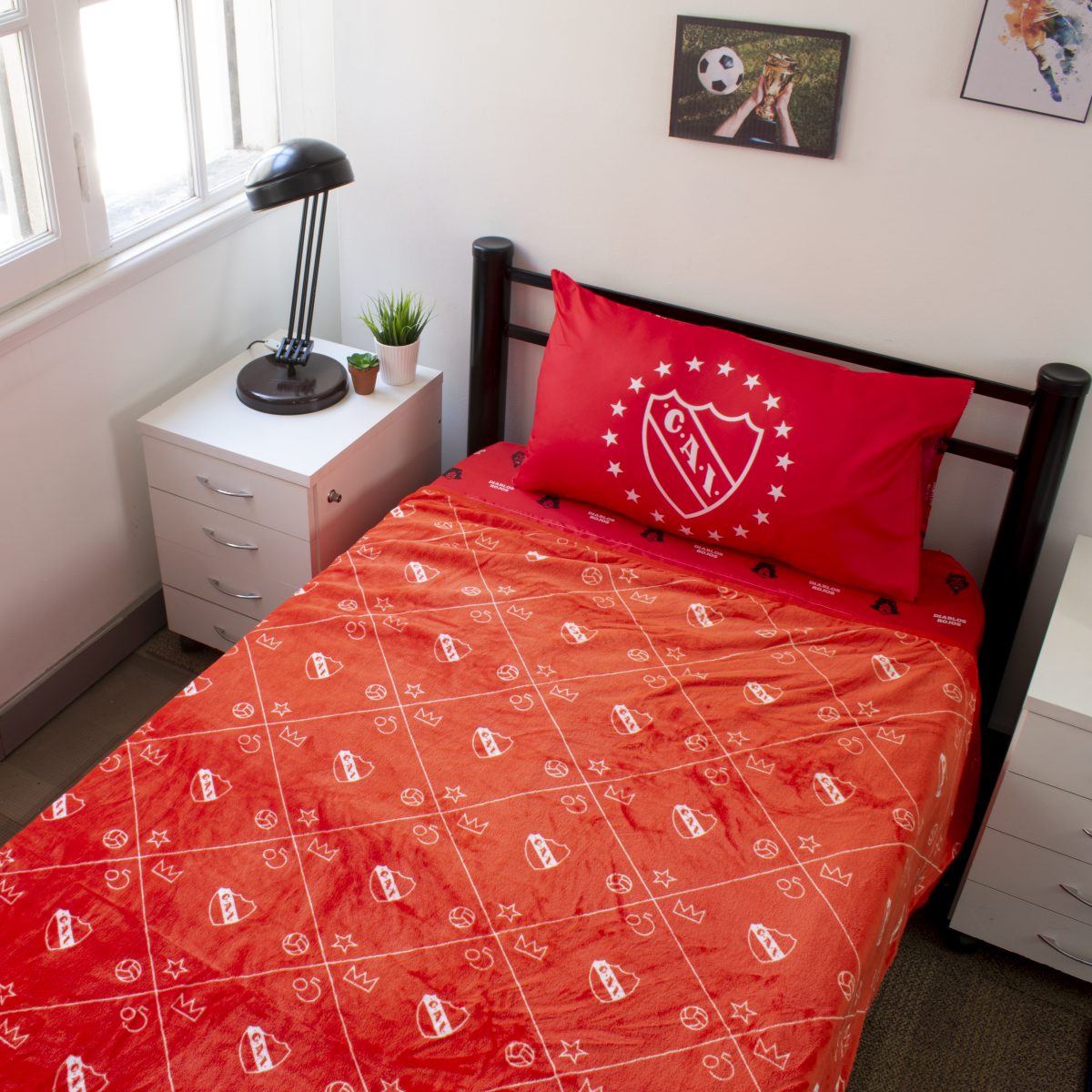 Frazada Flannel Independiente Twin Size 160X240Cm Con Funda - Imagen 2