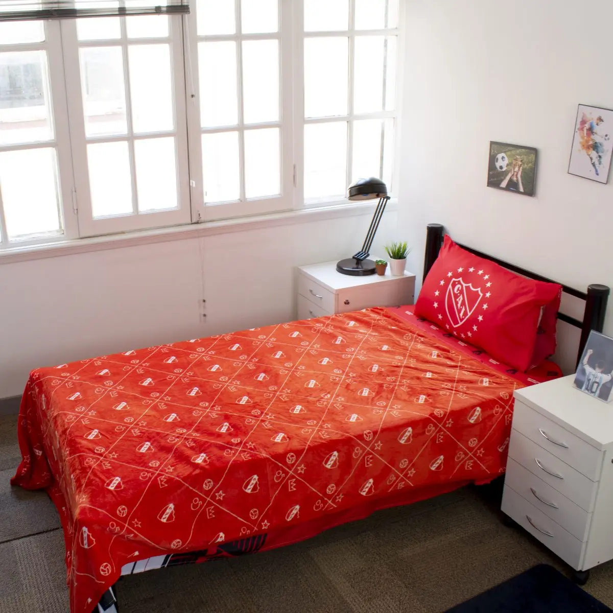 Frazada Flannel Independiente Twin Size 160X240Cm Con Funda - Imagen 1