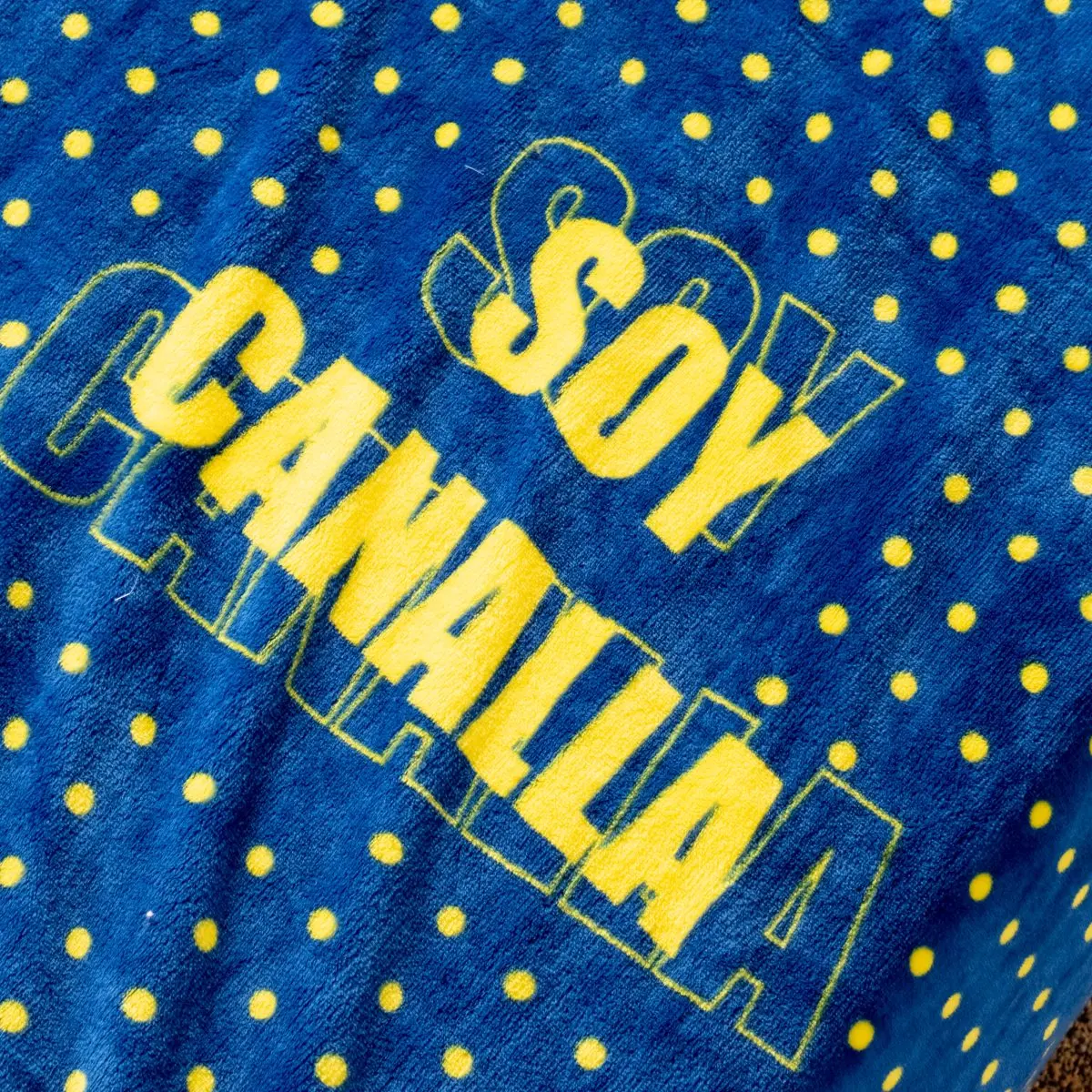 Frazada Flannel Rosario Central Twin Size 160X240Cm Con Funda - Imagen 2