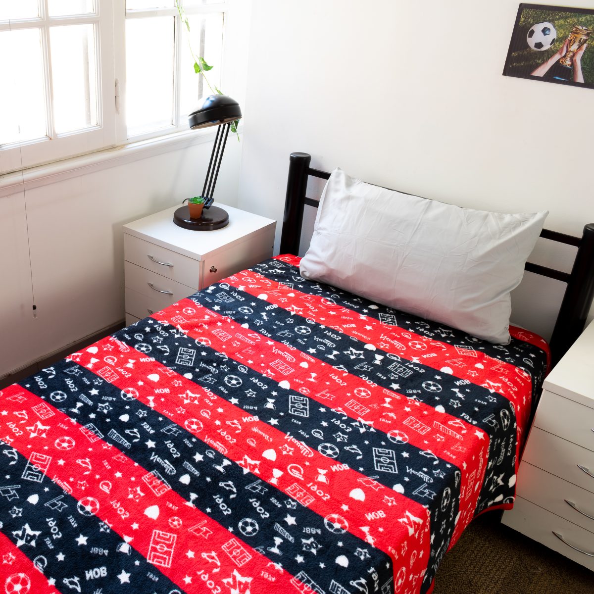 Frazada Flannel Newell'S Twin Size 160X240Cm Con Funda - Imagen 5