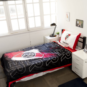 Frazada Con Corderito River Plate 1 Plaza Y Media