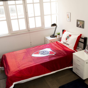 Frazada Con Corderito River Plate 1 Plaza Y Media