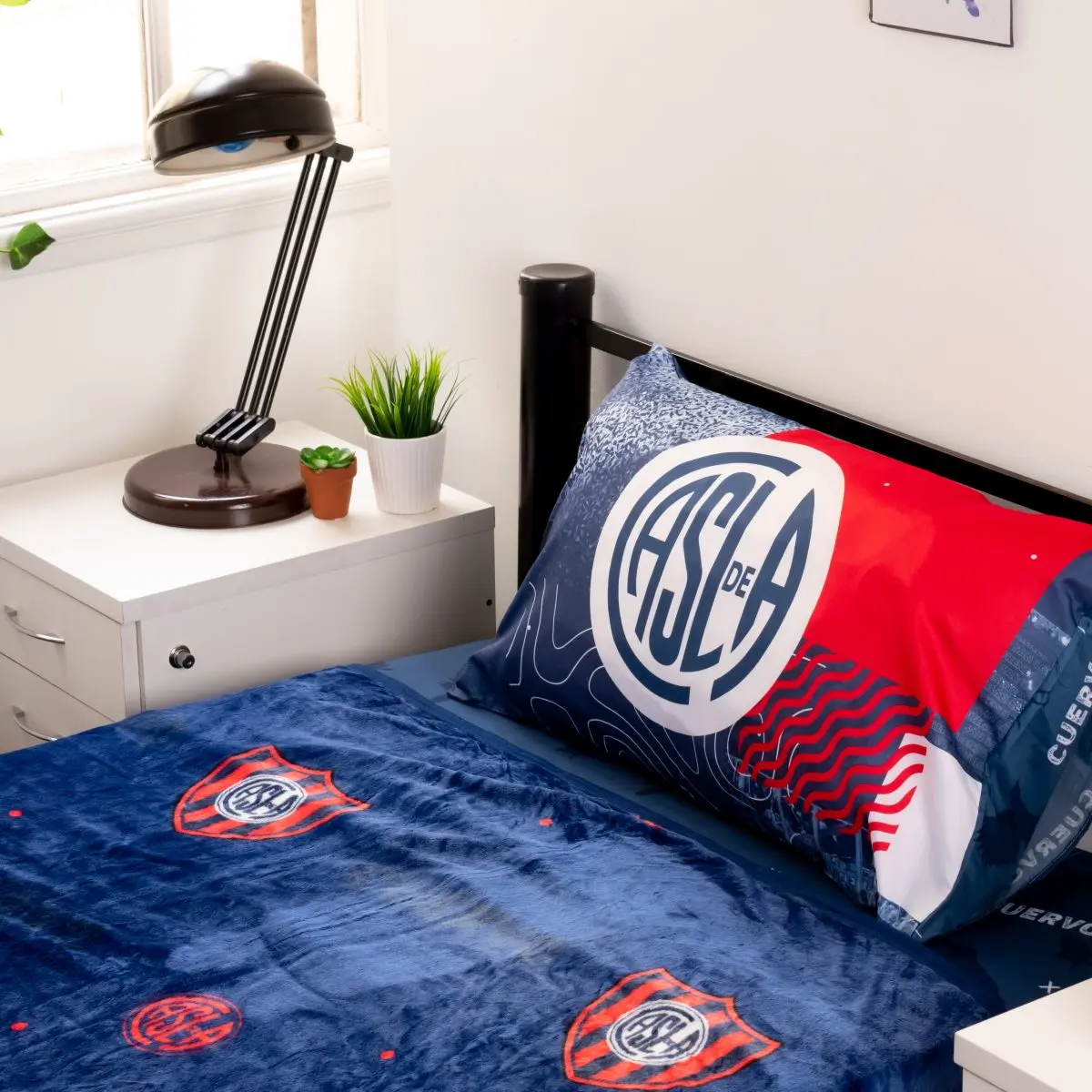 Frazada Flannel San Lorenzo Twin Size 160X240Cm Con Funda - Imagen 3