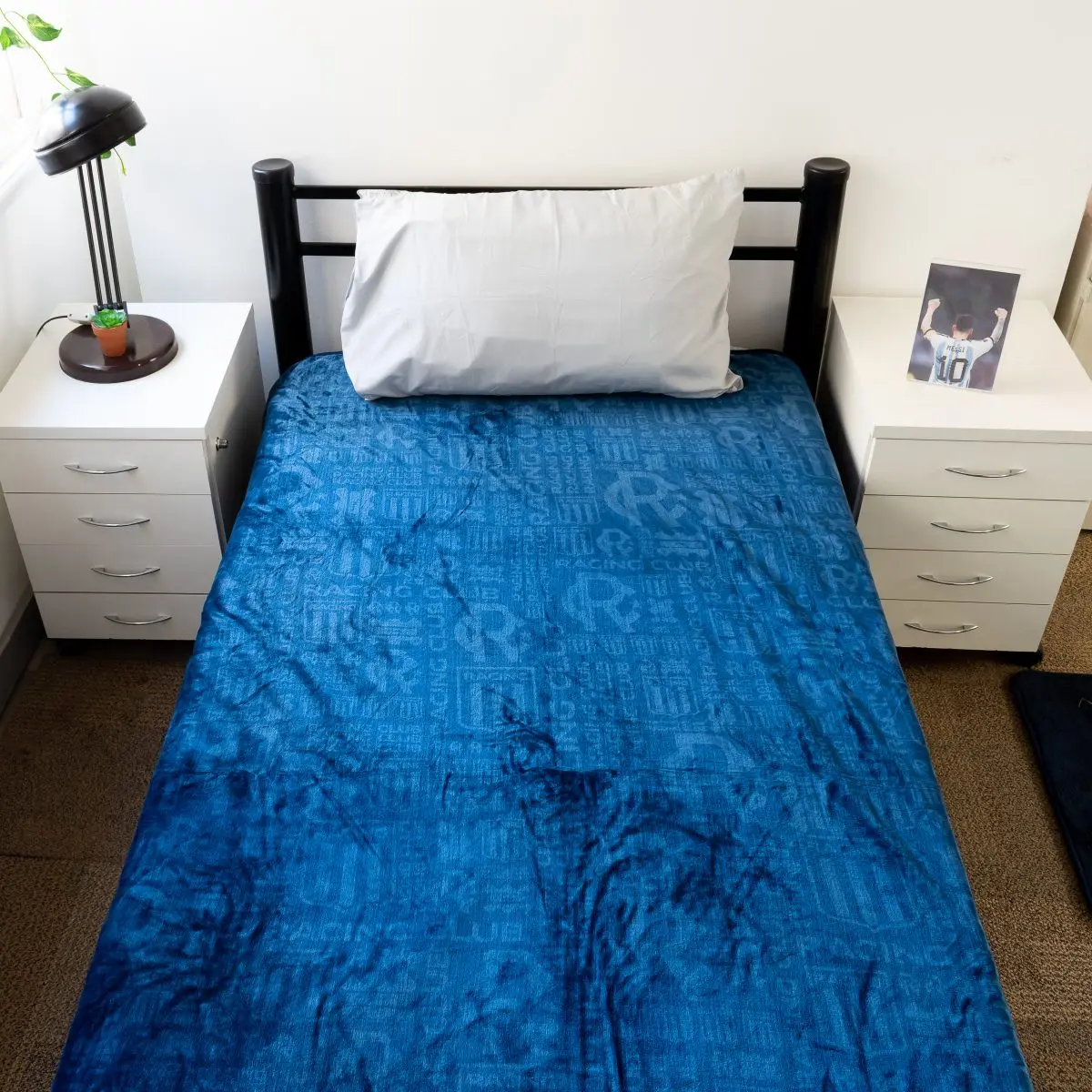 Frazada Flannel Racing Twin Size 160X240Cm Con Funda - Imagen 4