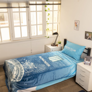 Frazada Luminosa Racing 1 Plaza Y Media