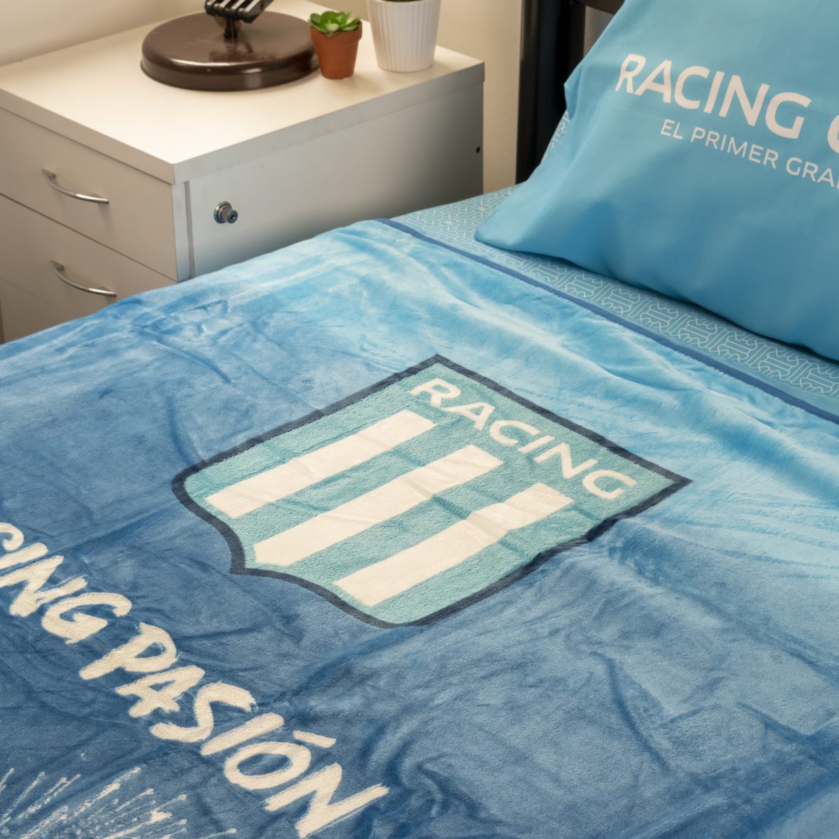 Frazada Luminosa Racing 1 Plaza Y Media - Imagen 3
