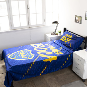 Juego De Sabana Boca Juniors 1 Plaza Y Media