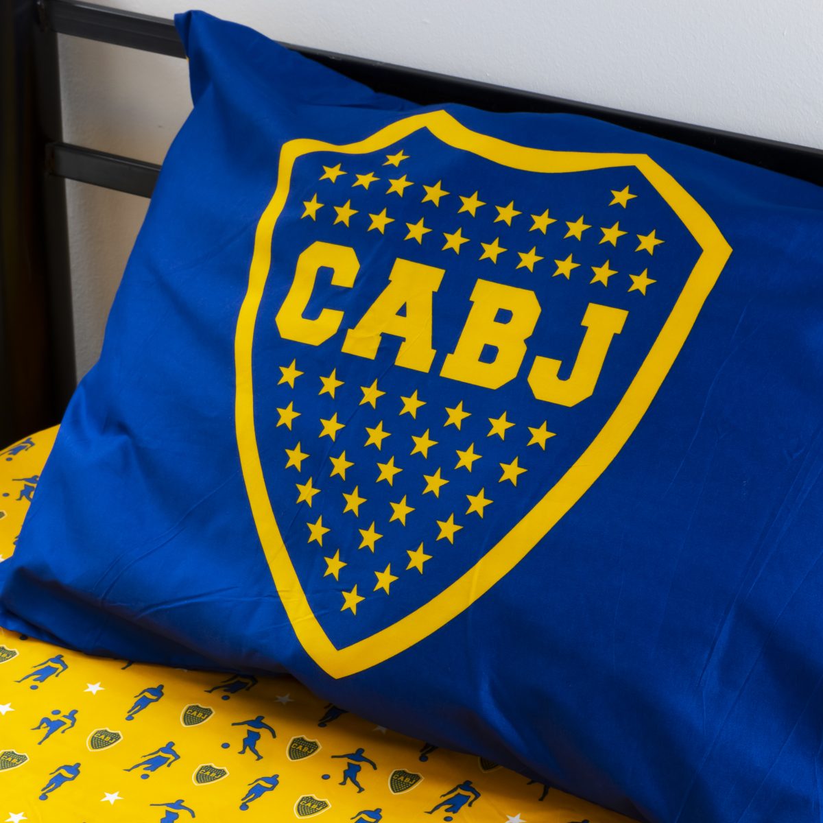 Juego De Sabana Boca Juniors 1 Plaza Y Media - Imagen 2