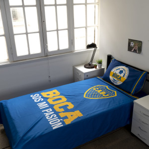 Juego De Sabana Boca Juniors 1 Plaza Y Media