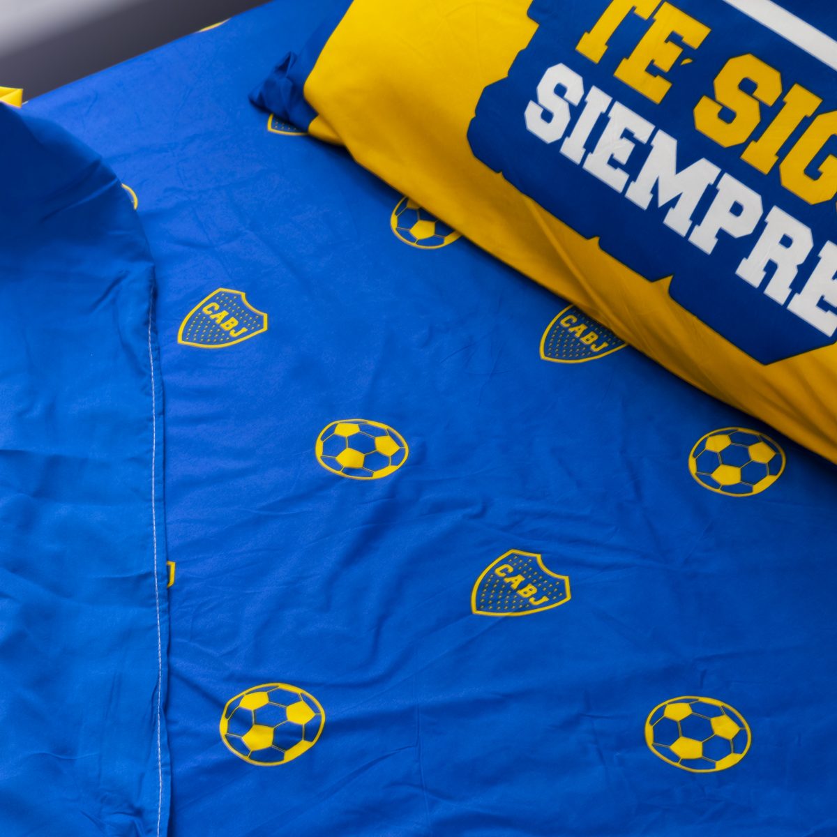 Juego De Sabana Boca Juniors 1 Plaza Y Media - Imagen 4