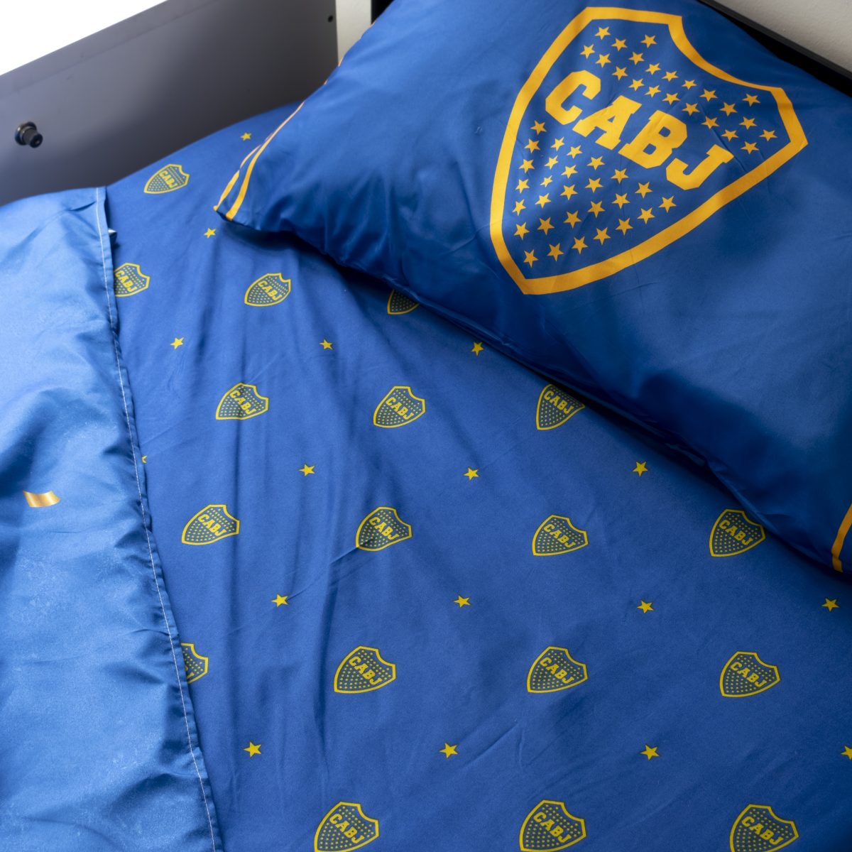 Juego De Sabana Boca Juniors 1 Plaza Y Media - Imagen 2