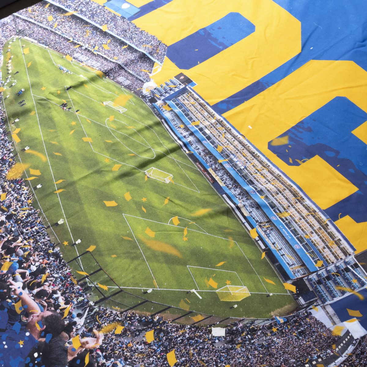 Juego De Sabana Boca Juniors 1 Plaza Y Media - Imagen 2