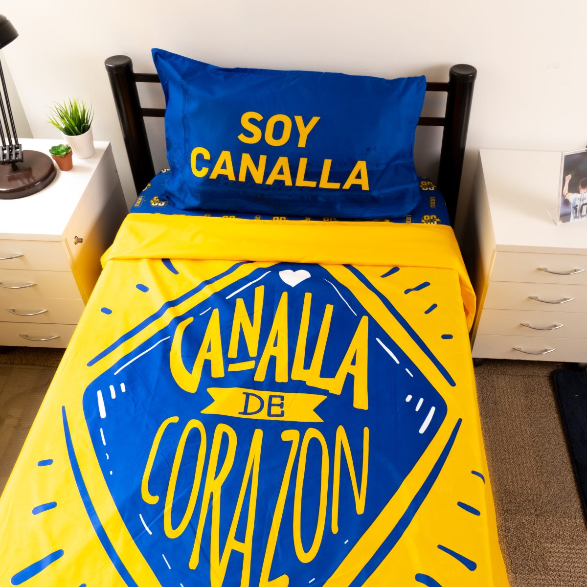 Juego De Sabana Rosario Central 1 Plaza Y Media - Imagen 3