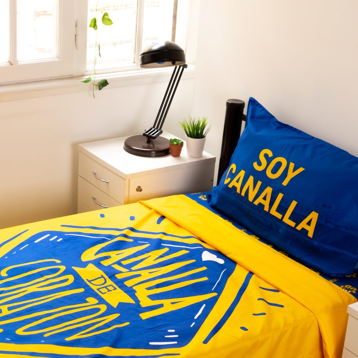 Juego De Sabana Rosario Central 1 Plaza Y Media - Imagen 5