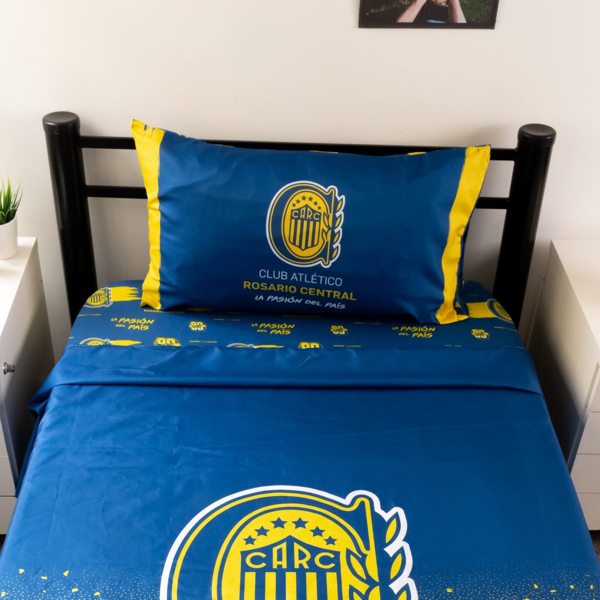 Juego De Sabana Rosario Central 1 Plaza Y Media - Imagen 4