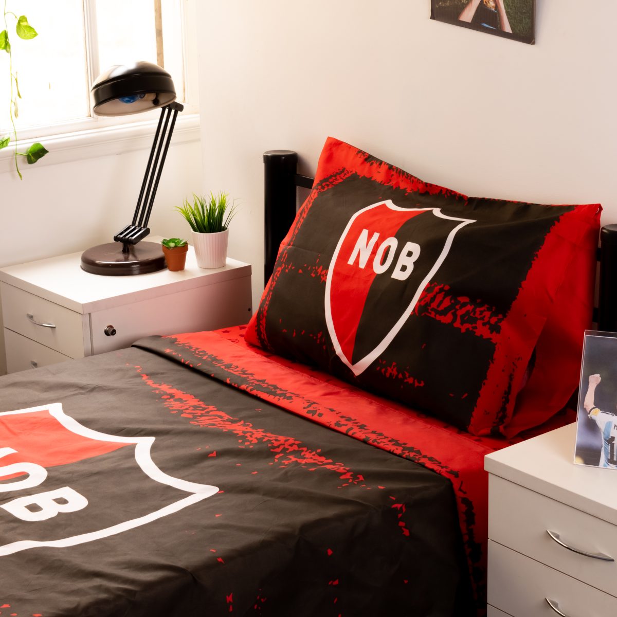 Juego De Sabana Newell'S 1 Plaza Y Media - Imagen 6