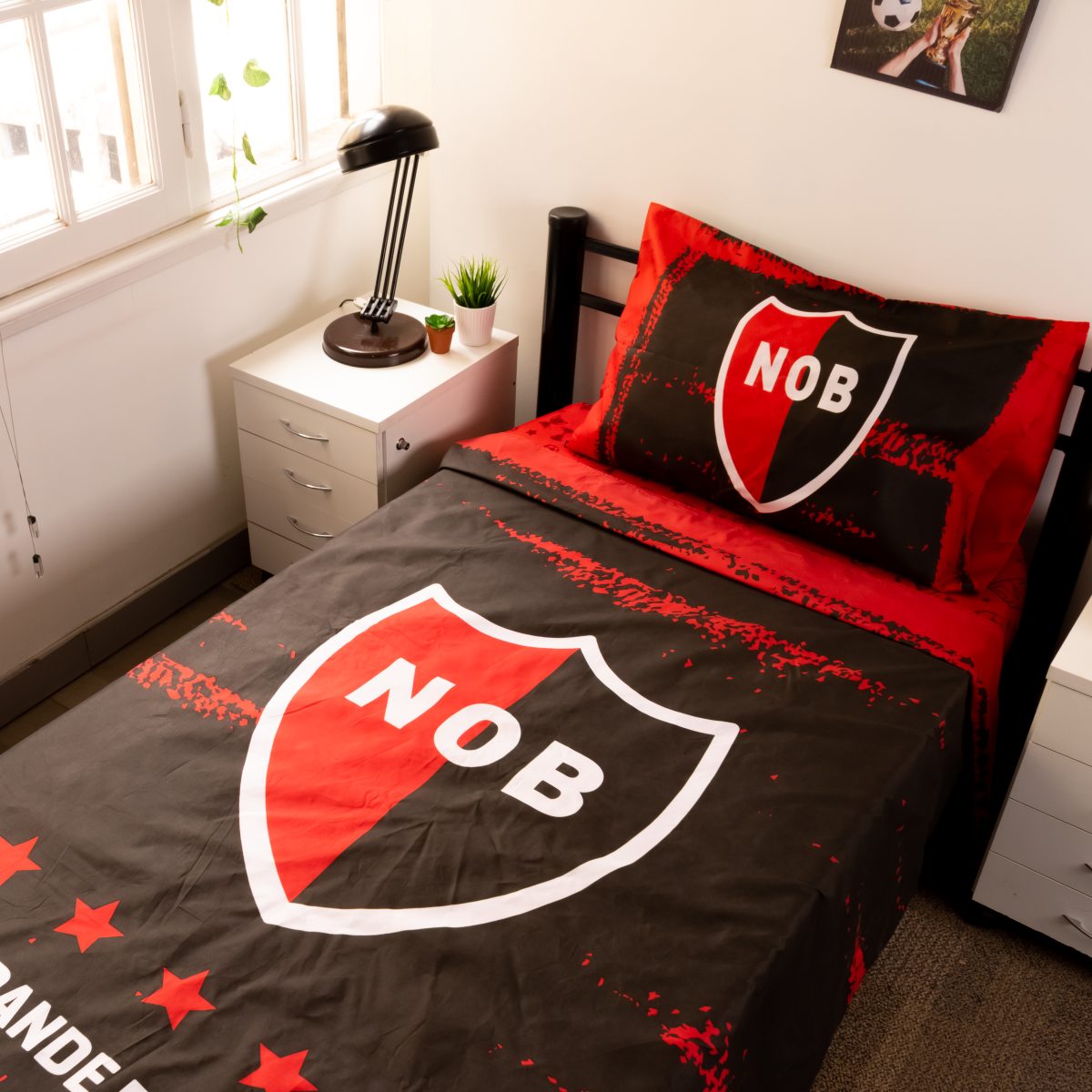 Juego De Sabana Newell'S 1 Plaza Y Media - Imagen 5