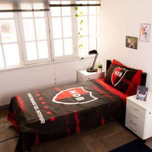 Juego De Sabana Newell'S 1 Plaza Y Media