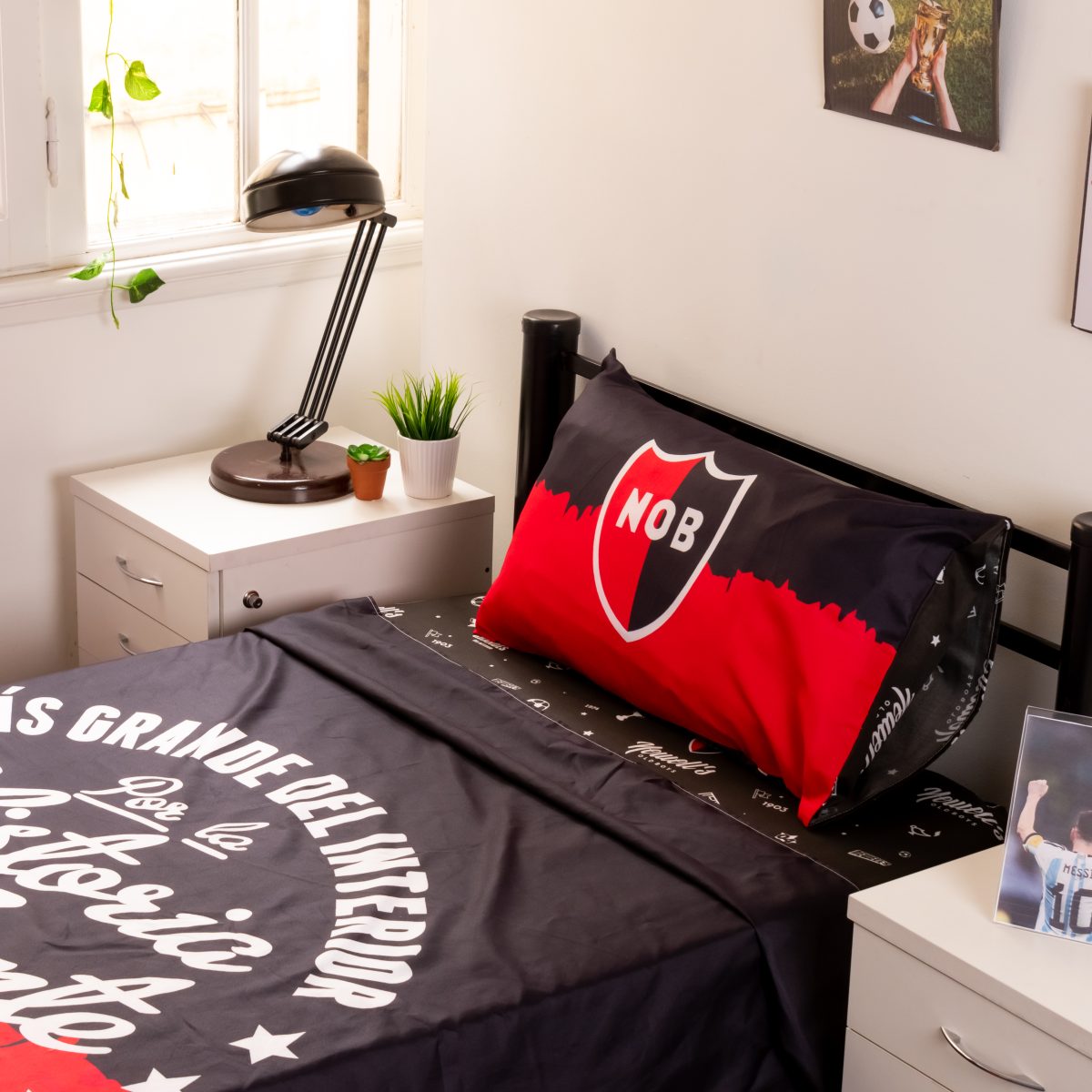 Juego De Sabana Newell'S 1 Plaza Y Media - Imagen 5