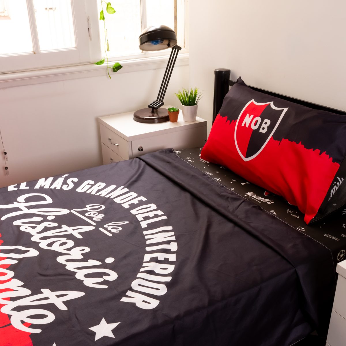 Juego De Sabana Newell'S 1 Plaza Y Media - Imagen 4