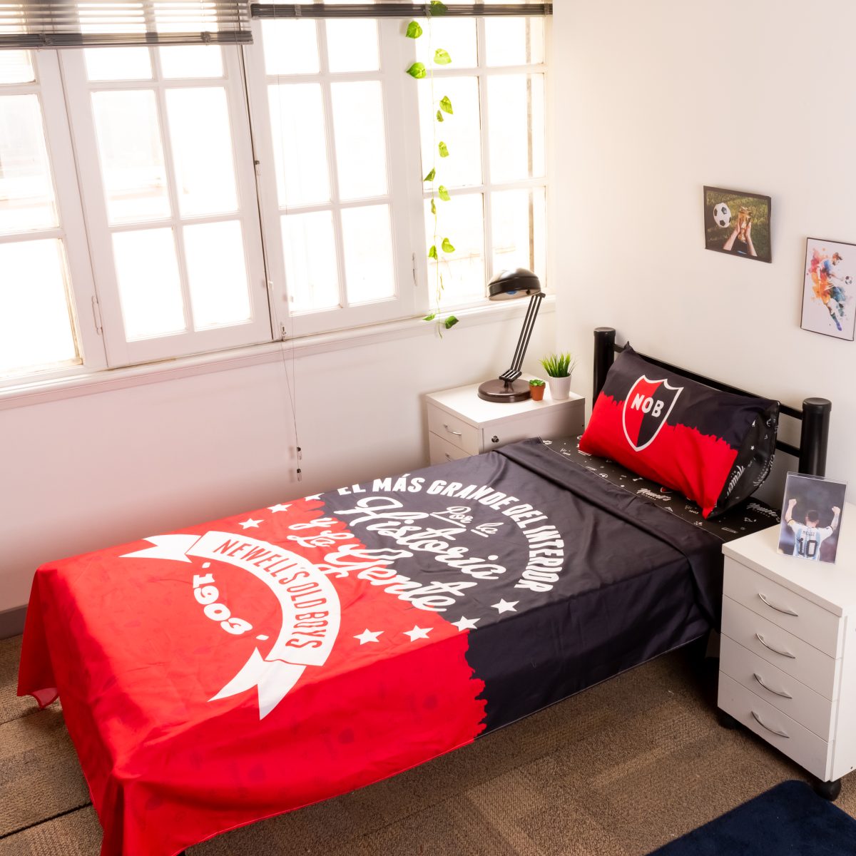 Juego De Sabana Newell'S 1 Plaza Y Media - Imagen 6