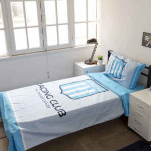 Juego De Sabana Racing 1 Plaza Y Media