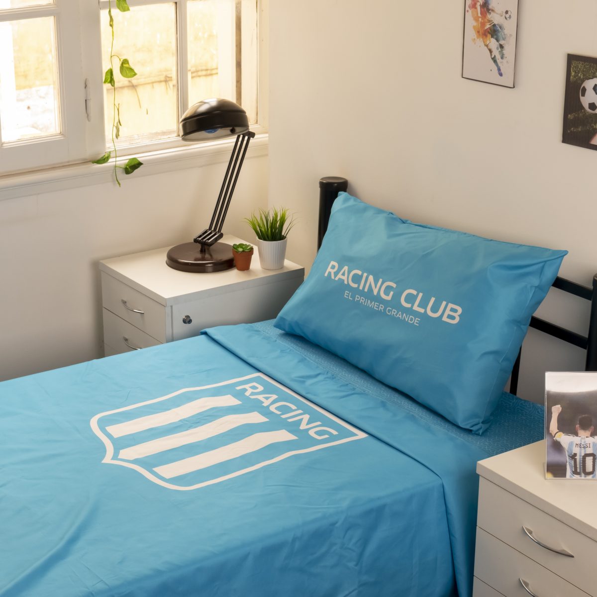 Juego De Sabana Racing 1 Plaza Y Media - Imagen 4