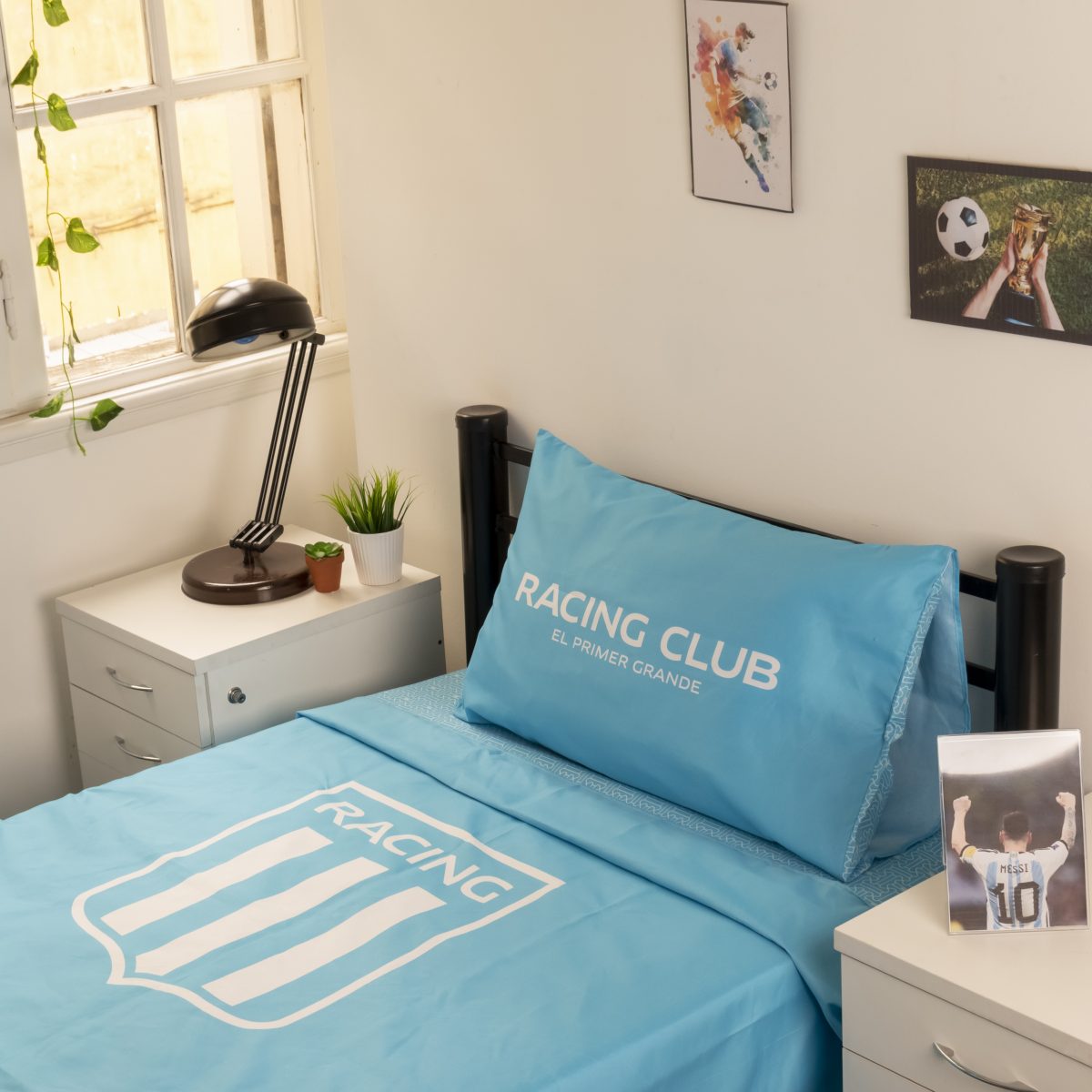 Juego De Sabana Racing 1 Plaza Y Media - Imagen 5