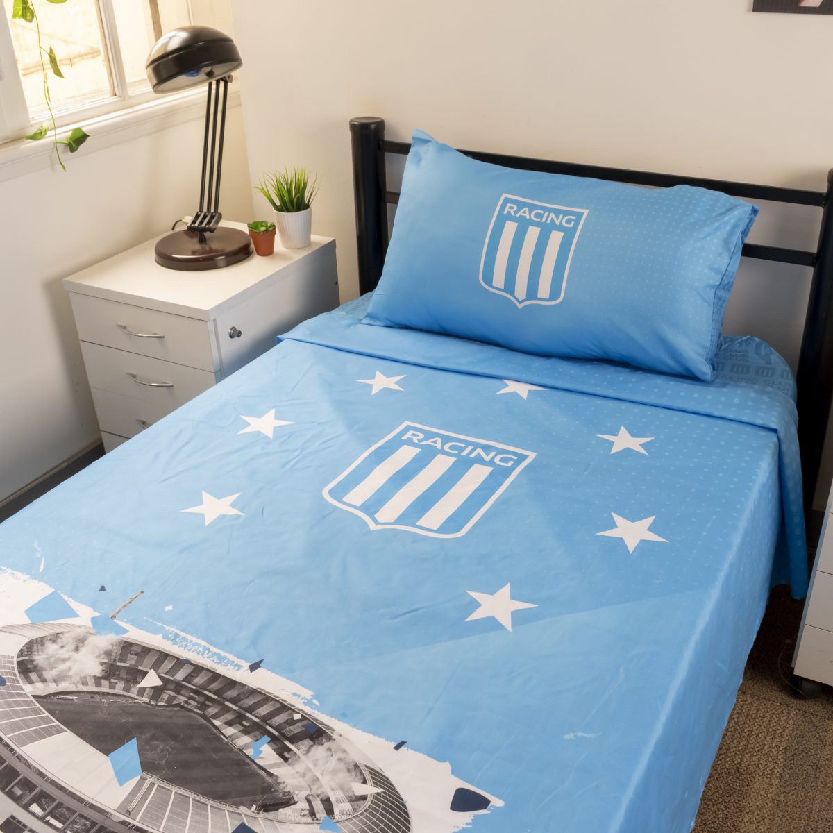 Juego De Sabana Racing 1 Plaza Y Media - Imagen 4