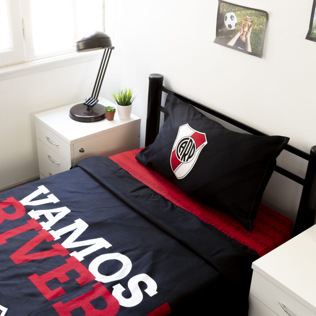 Juego De Sabana River Plate 1 Plaza Y Media - Imagen 3