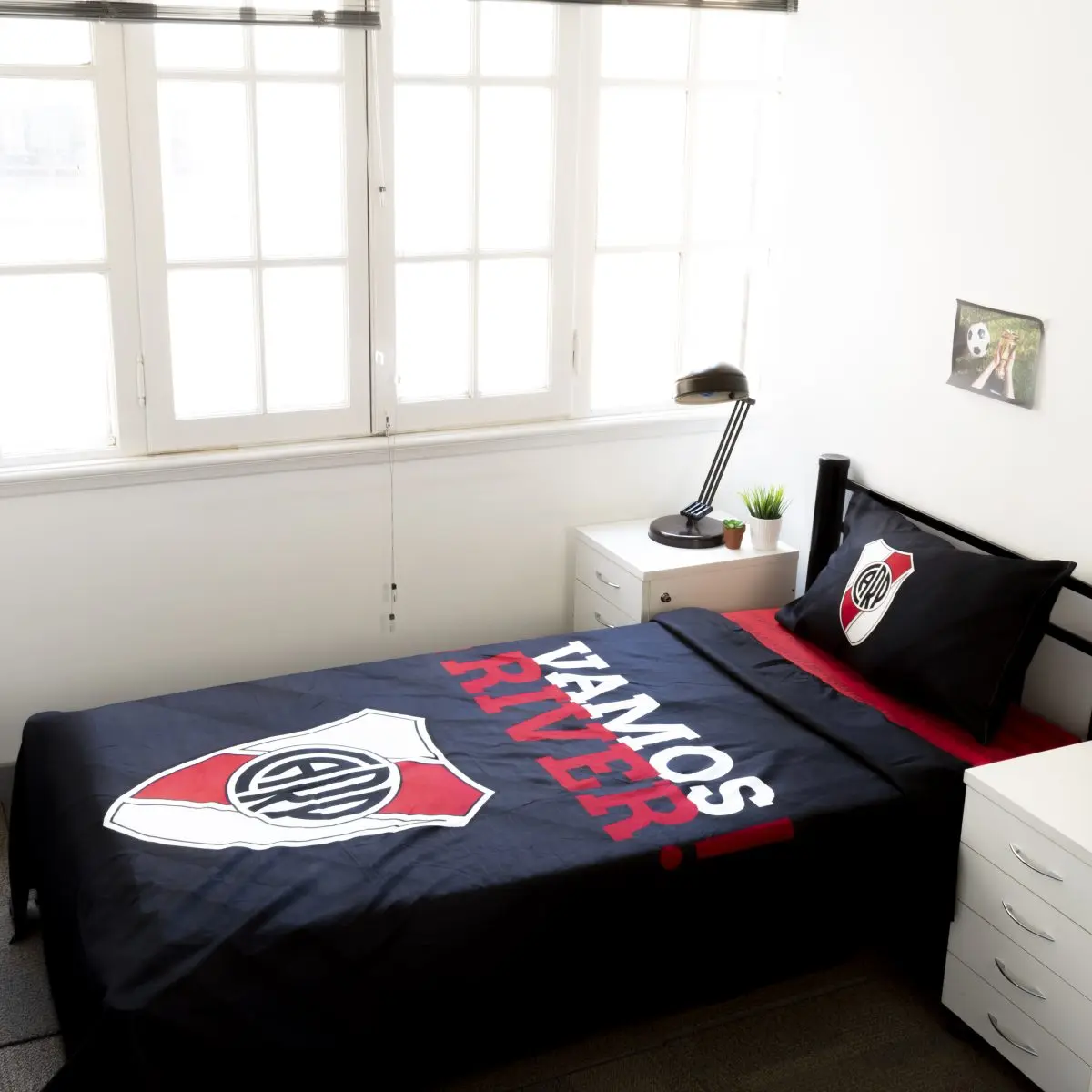 Juego De Sabana River Plate 1 Plaza Y Media - Imagen 1