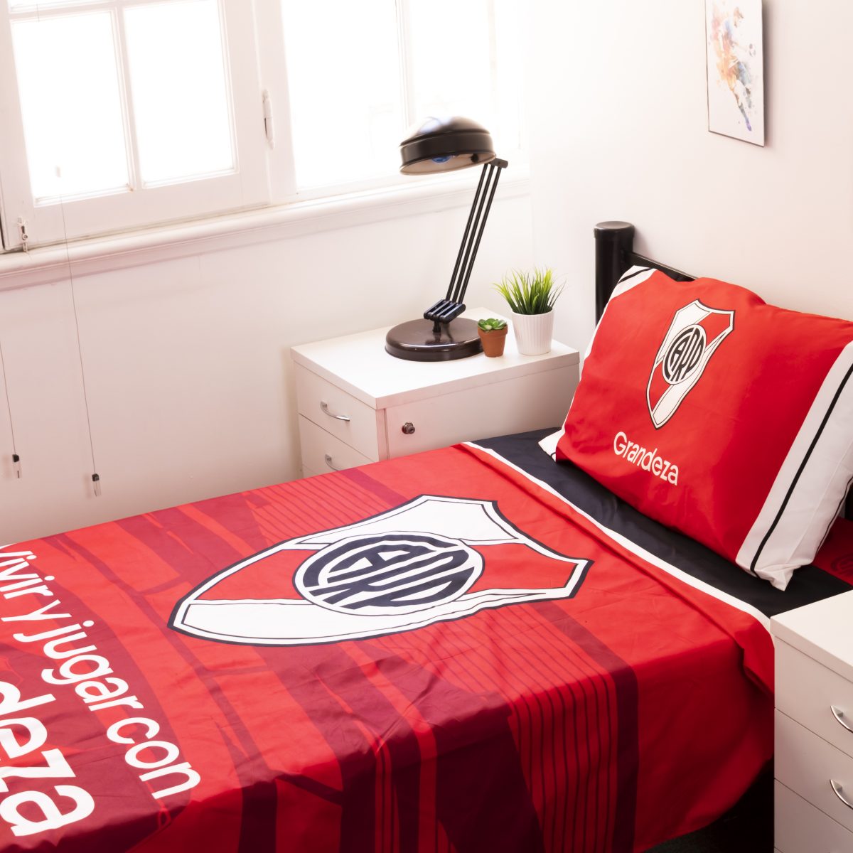 Juego De Sabana River Plate 1 Plaza Y Media - Imagen 4