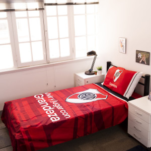 Juego De Sabana River Plate 1 Plaza Y Media