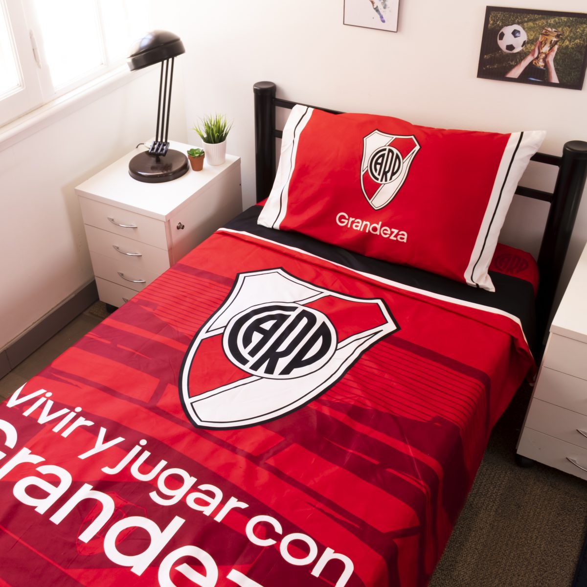 Juego De Sabana River Plate 1 Plaza Y Media - Imagen 6