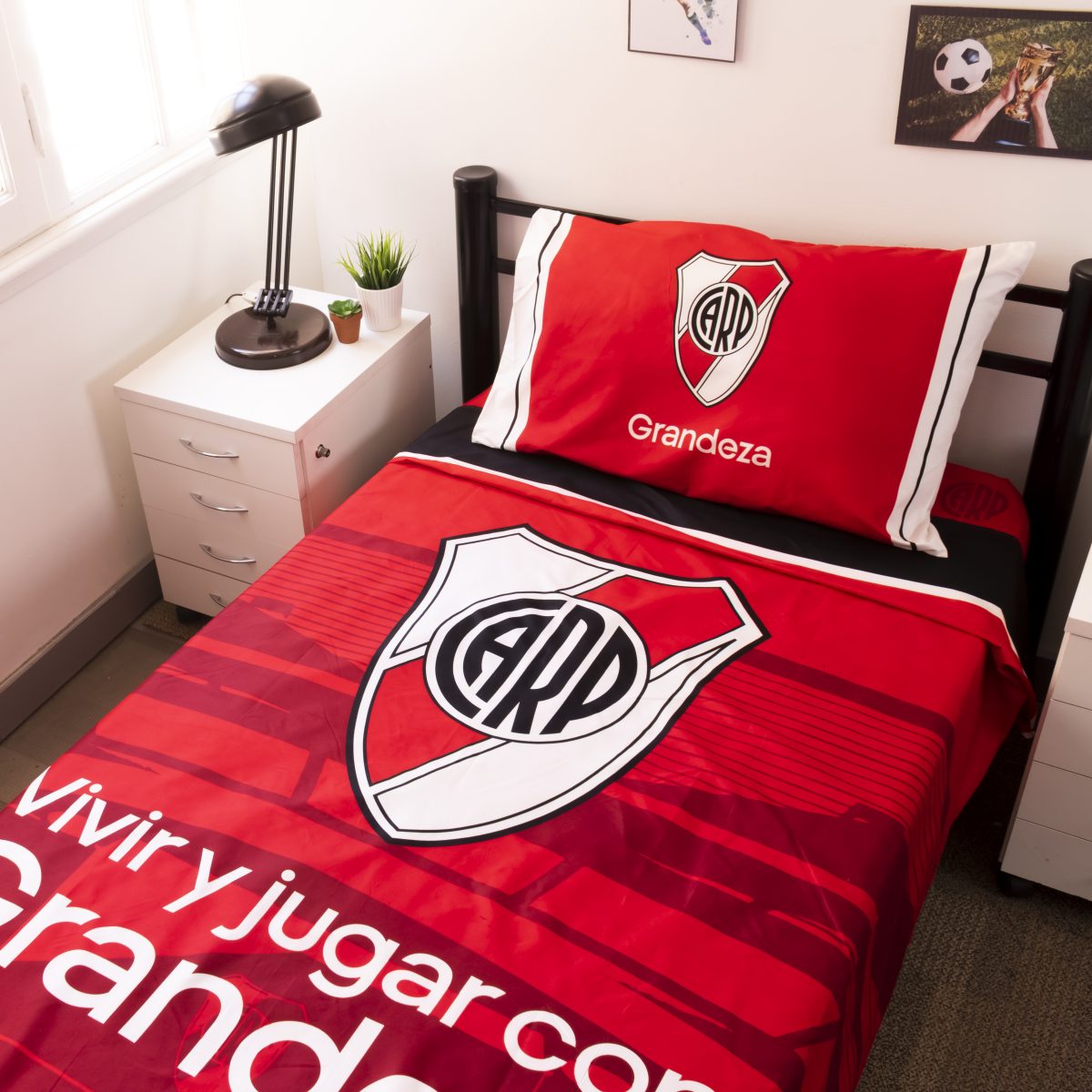 Juego De Sabana River Plate 1 Plaza Y Media - Imagen 5