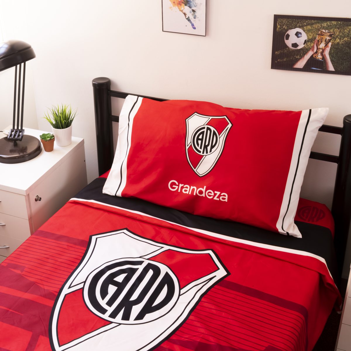 Juego De Sabana River Plate 1 Plaza Y Media - Imagen 3