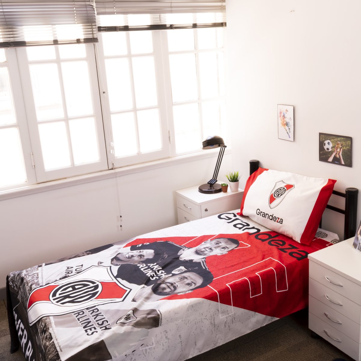 Juego De Sabana River Plate 1 Plaza Y Media - Imagen 1