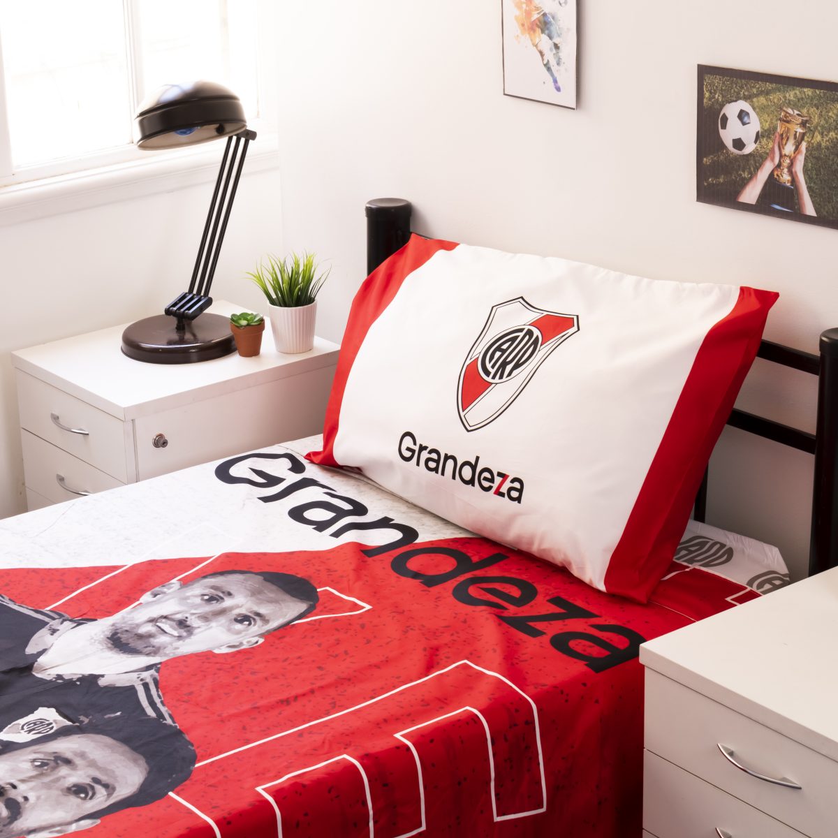 Juego De Sabana River Plate 1 Plaza Y Media - Imagen 6