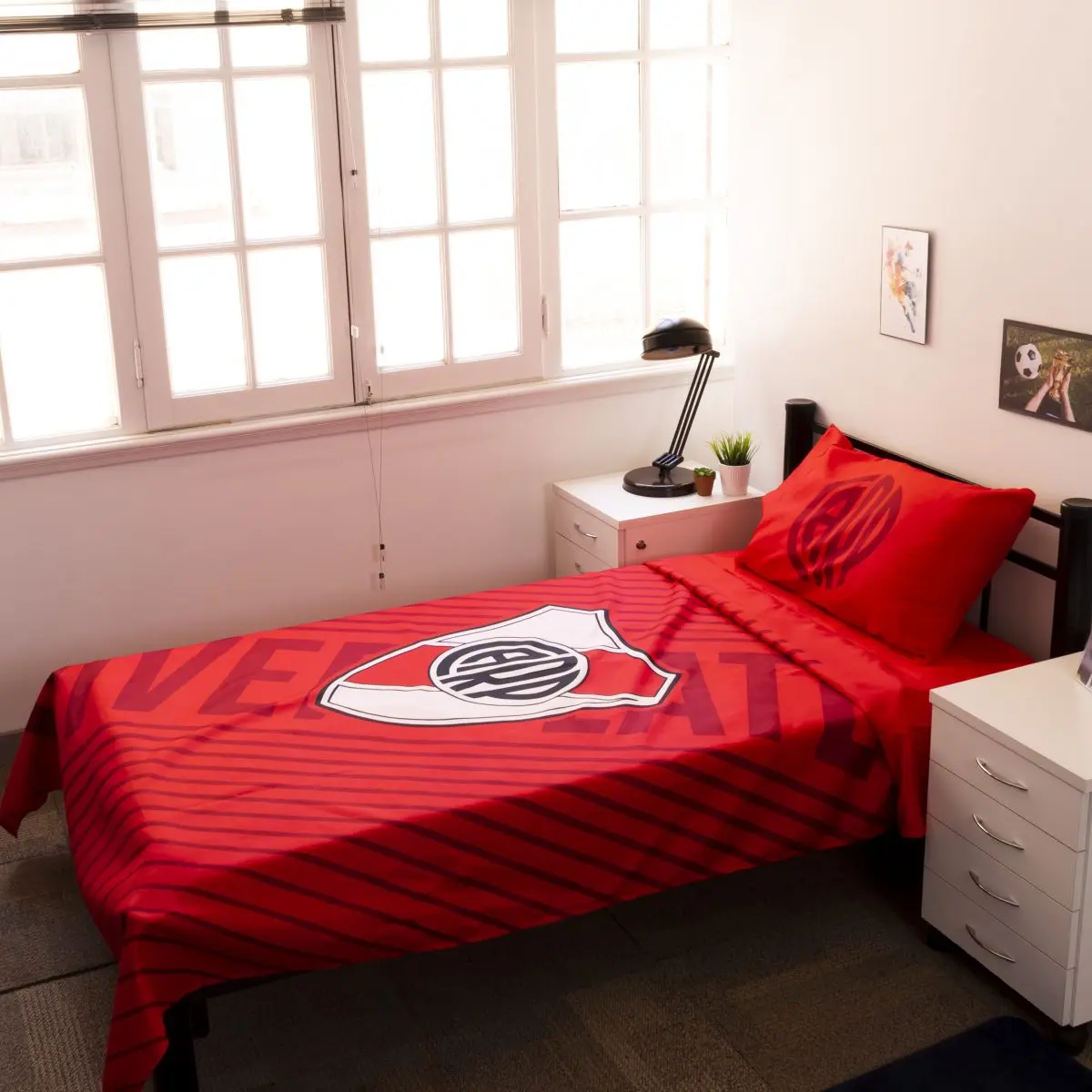 Juego De Sabana River Plate 1 Plaza Y Media - Imagen 1