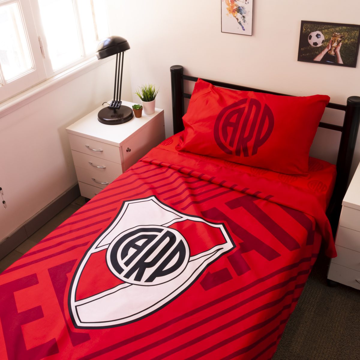 Juego De Sabana River Plate 1 Plaza Y Media - Imagen 5